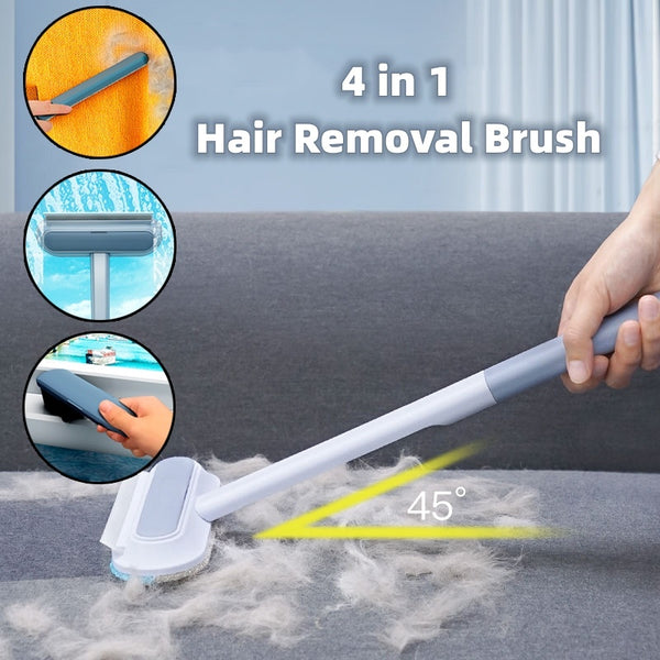 4-in-1 Pet Hair Remover Brush – Fur Cleaner for Clothes, Furniture, Carpets & Screens