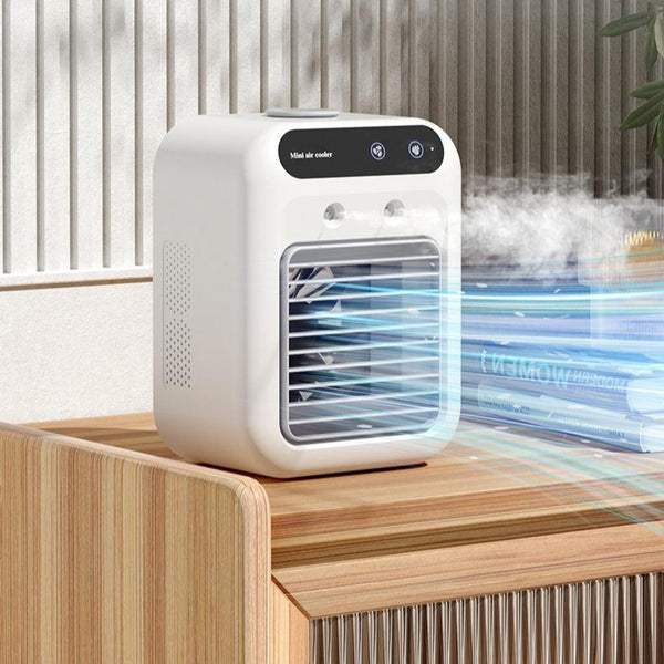 Portable Water-Cooled Air Conditioner Fan – Mini AC for Home, Office & Car Use