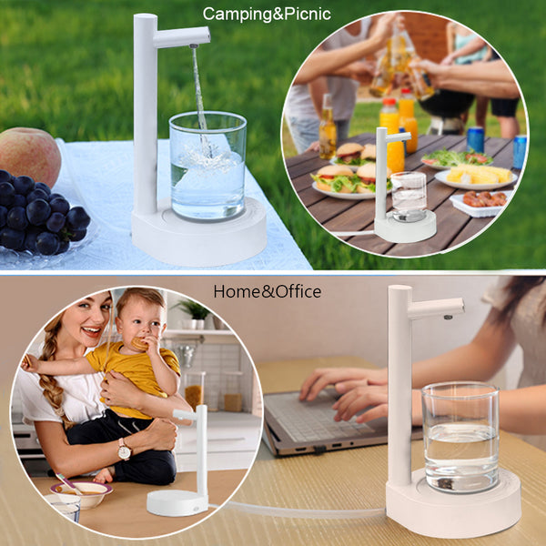 Rechargeable Automatic Water Dispenser – Electric Desk Bottle Pump for Home, Kitchen & Office